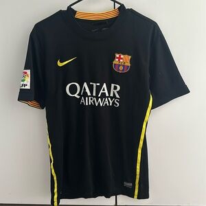 Black “Barca” Barcelona Soccer/Futbol Neymar Jersey
